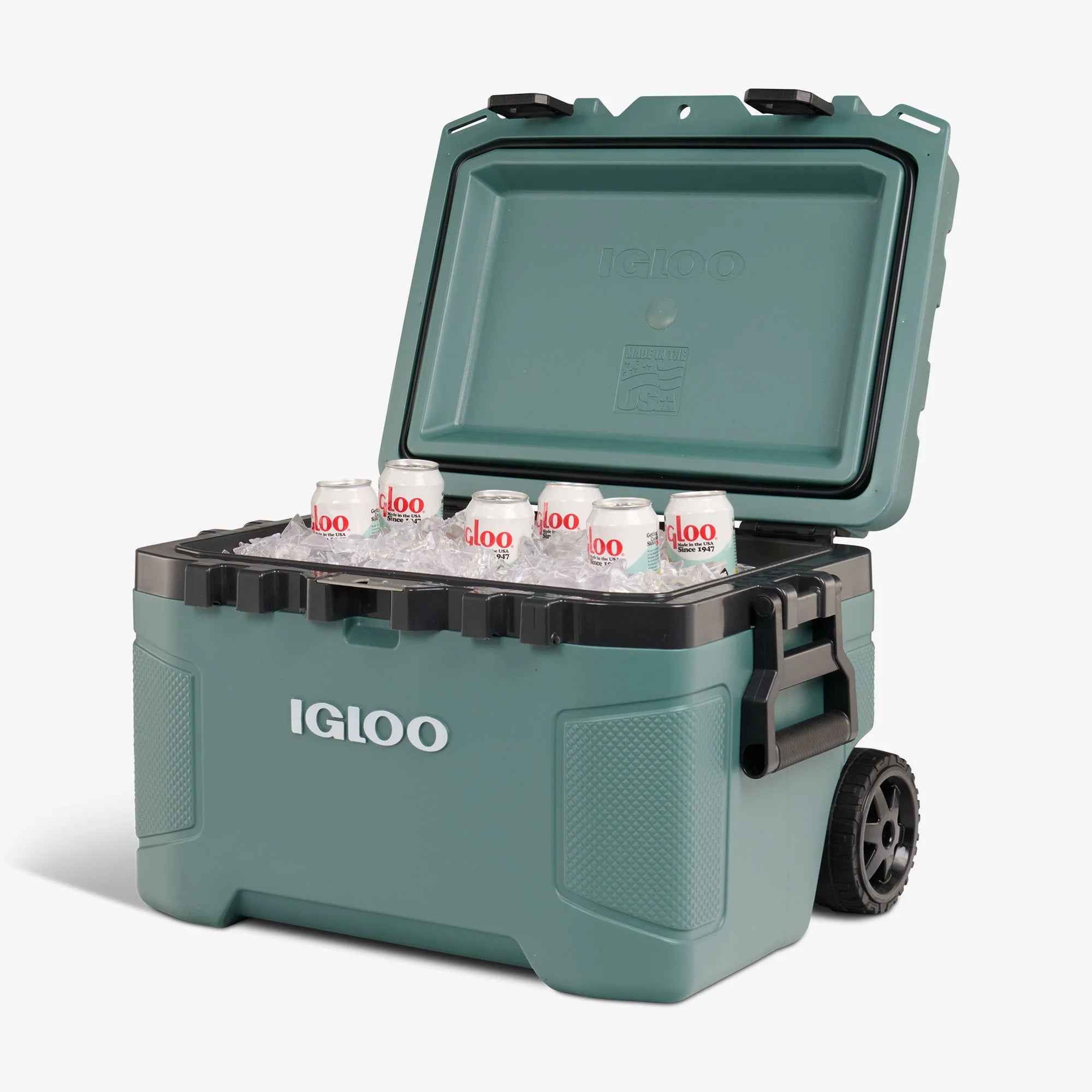 Igloo Durable Trailmate 52 Qt Roller Cooler - Image 20