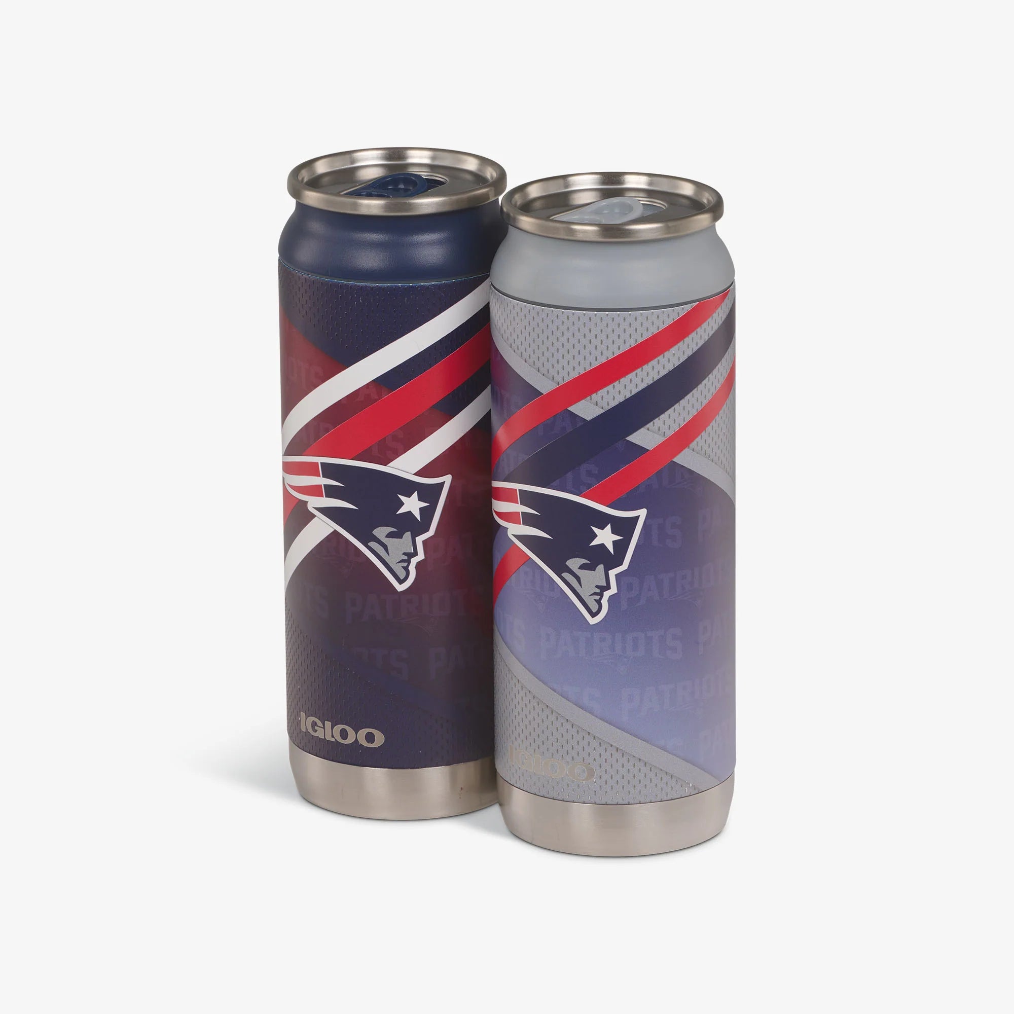Igloo Durable New England Patriots Home & Away 16 Oz Can 2-Pack - Image 2
