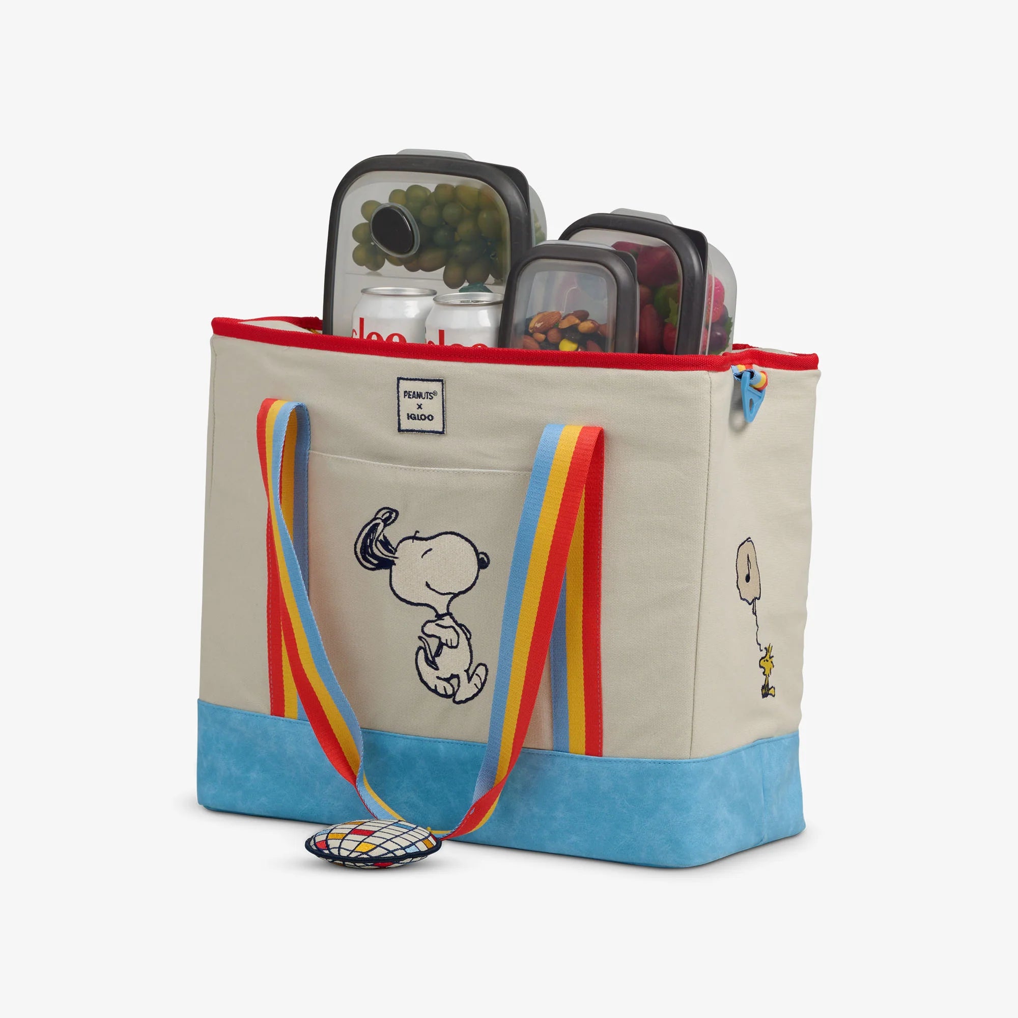 Igloo Durable Snoopy Disco Party Dual Compartment Tote Cooler Bag - Image 3