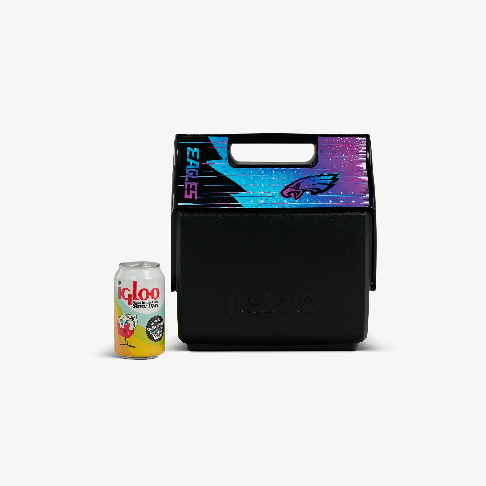 Igloo Durable NFL Neon Philadelphia Eagles Little Playmate 7 Qt Cooler - Image 5