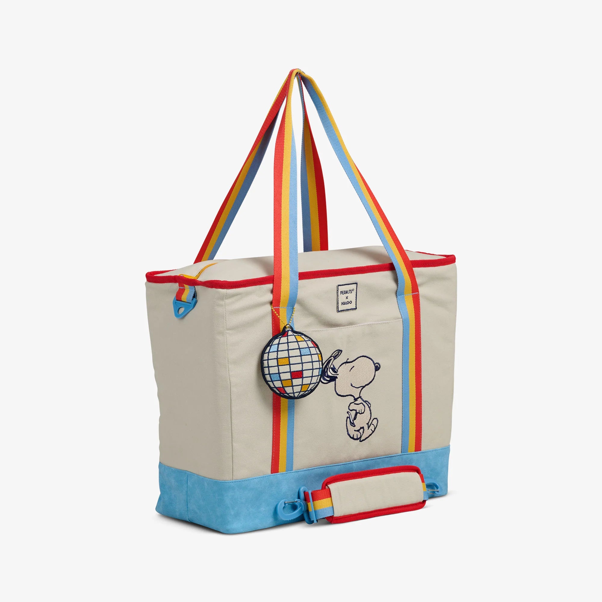 Igloo Durable Snoopy Disco Party Dual Compartment Tote Cooler Bag - Image 4