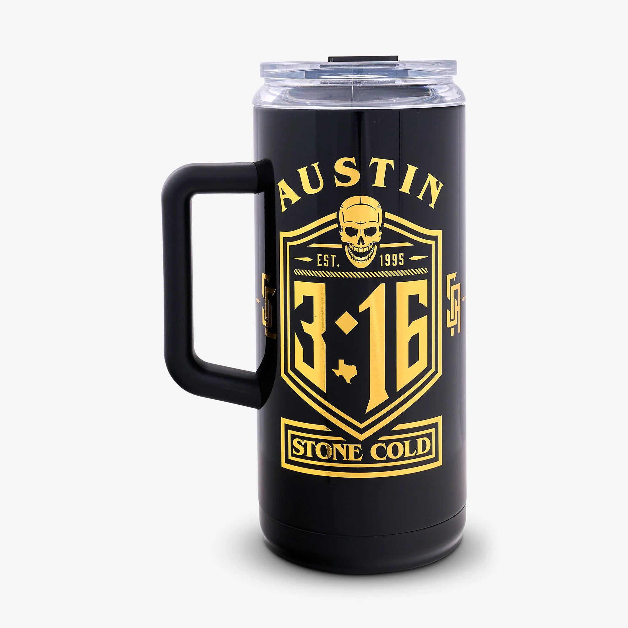 Igloo Durable WWE Stone Cold Steve Austin Smoking Skull 1L Beer Mug - Image 3
