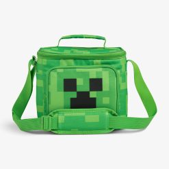 Igloo Durable Minecraft Creeper Square Lunch Cooler Bag