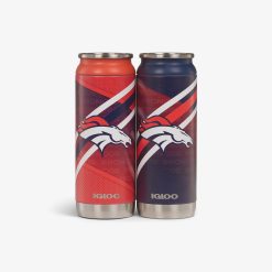 Igloo Durable Denver Broncos Home & Away 16 Oz Can 2-Pack