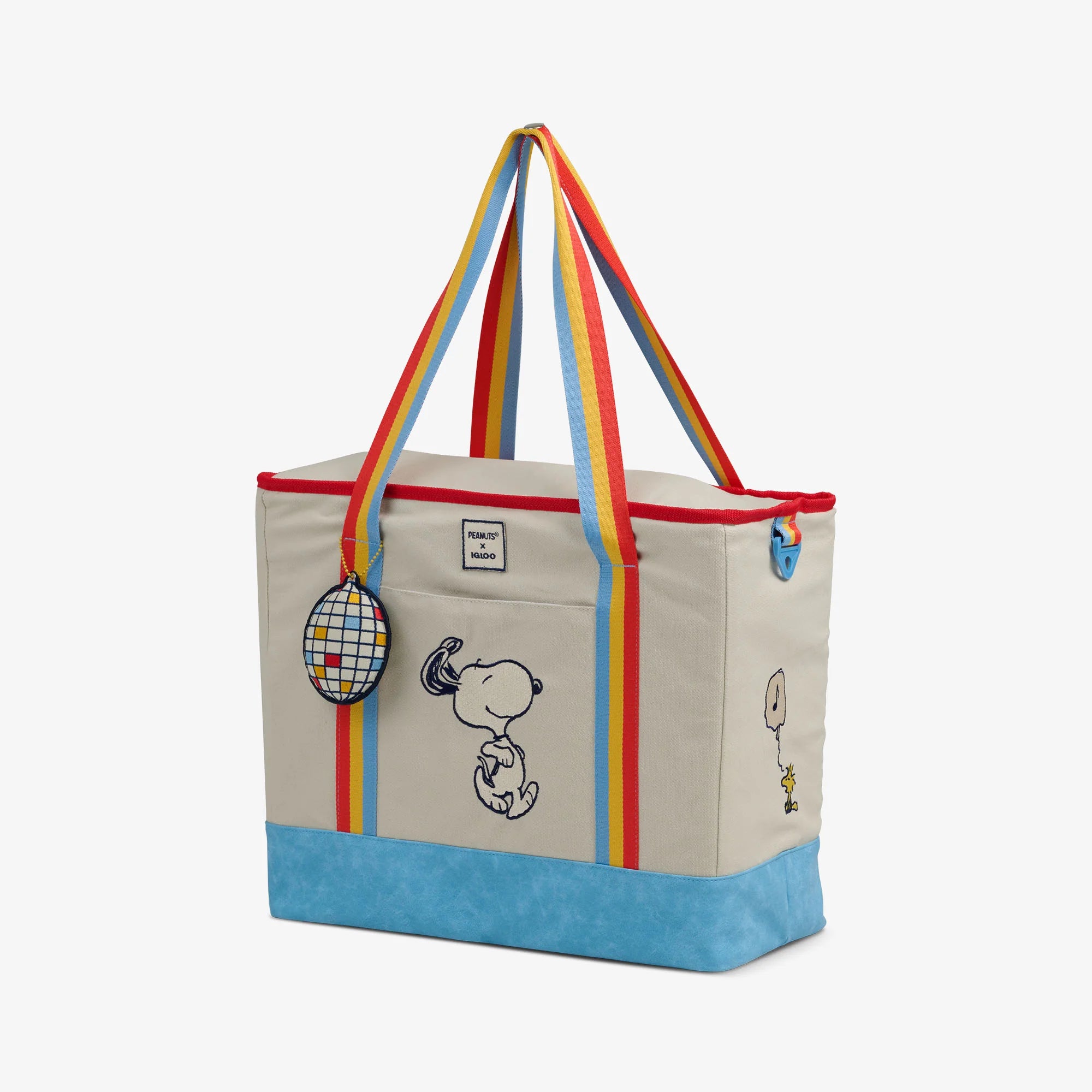 Igloo Durable Snoopy Disco Party Dual Compartment Tote Cooler Bag - Image 2