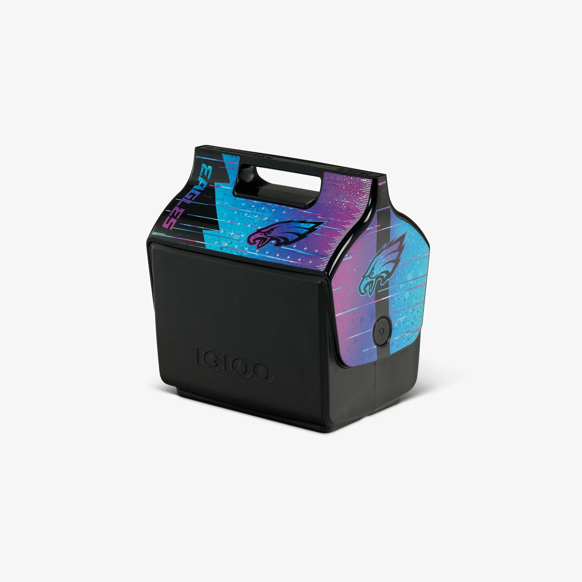 Igloo Durable NFL Neon Philadelphia Eagles Little Playmate 7 Qt Cooler - Image 2