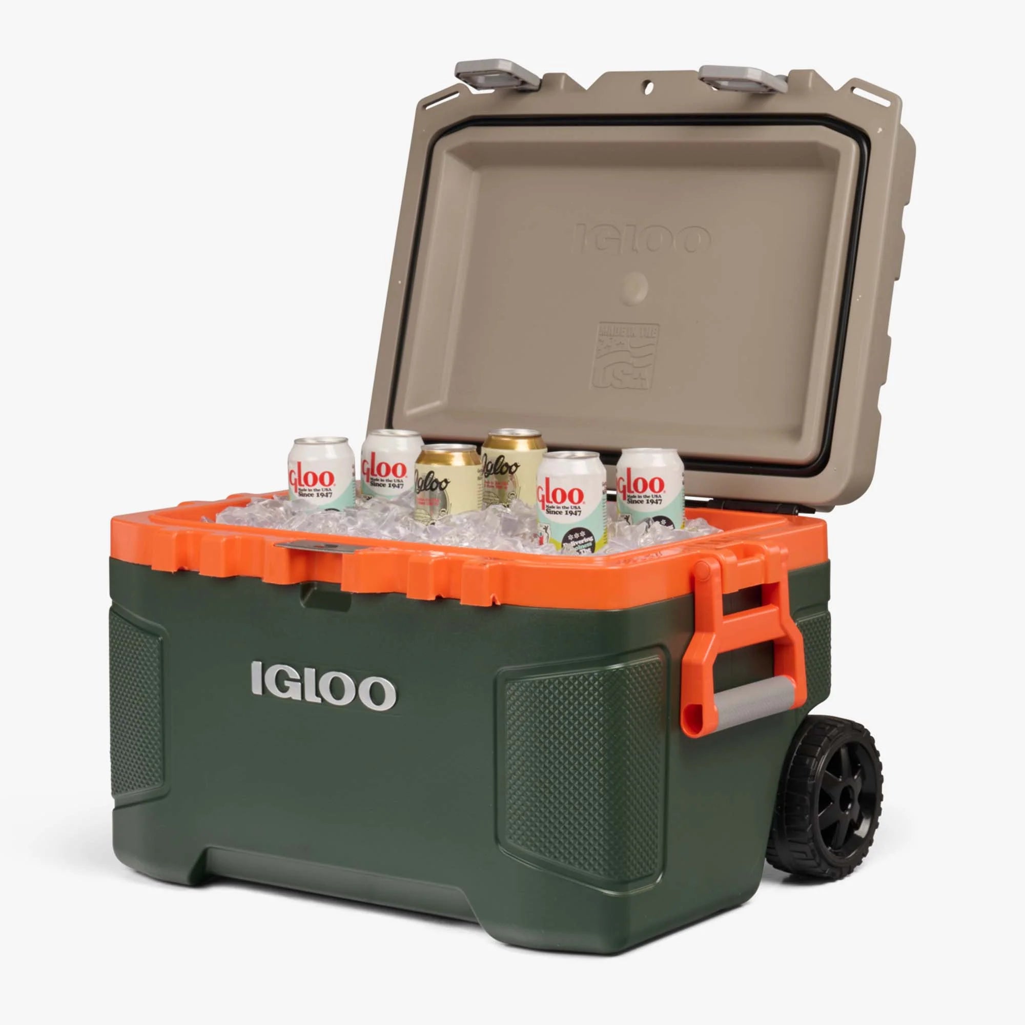 Igloo Durable Trailmate 52 Qt Roller Cooler - Image 38