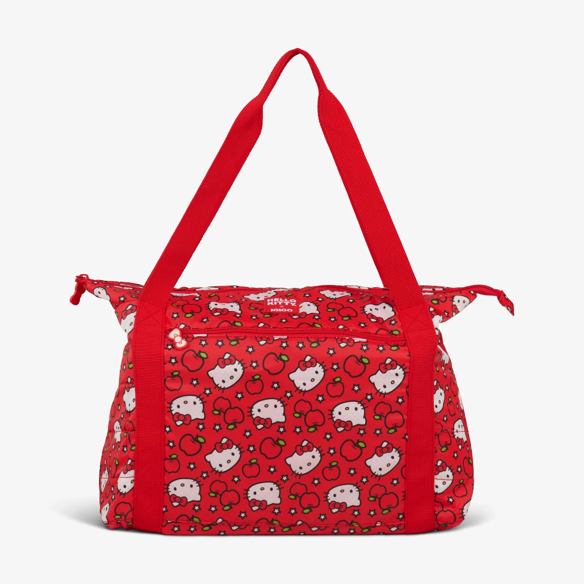 Igloo Durable Hello Kitty Red Apples Packable Puffer 20-Can Cooler Bag