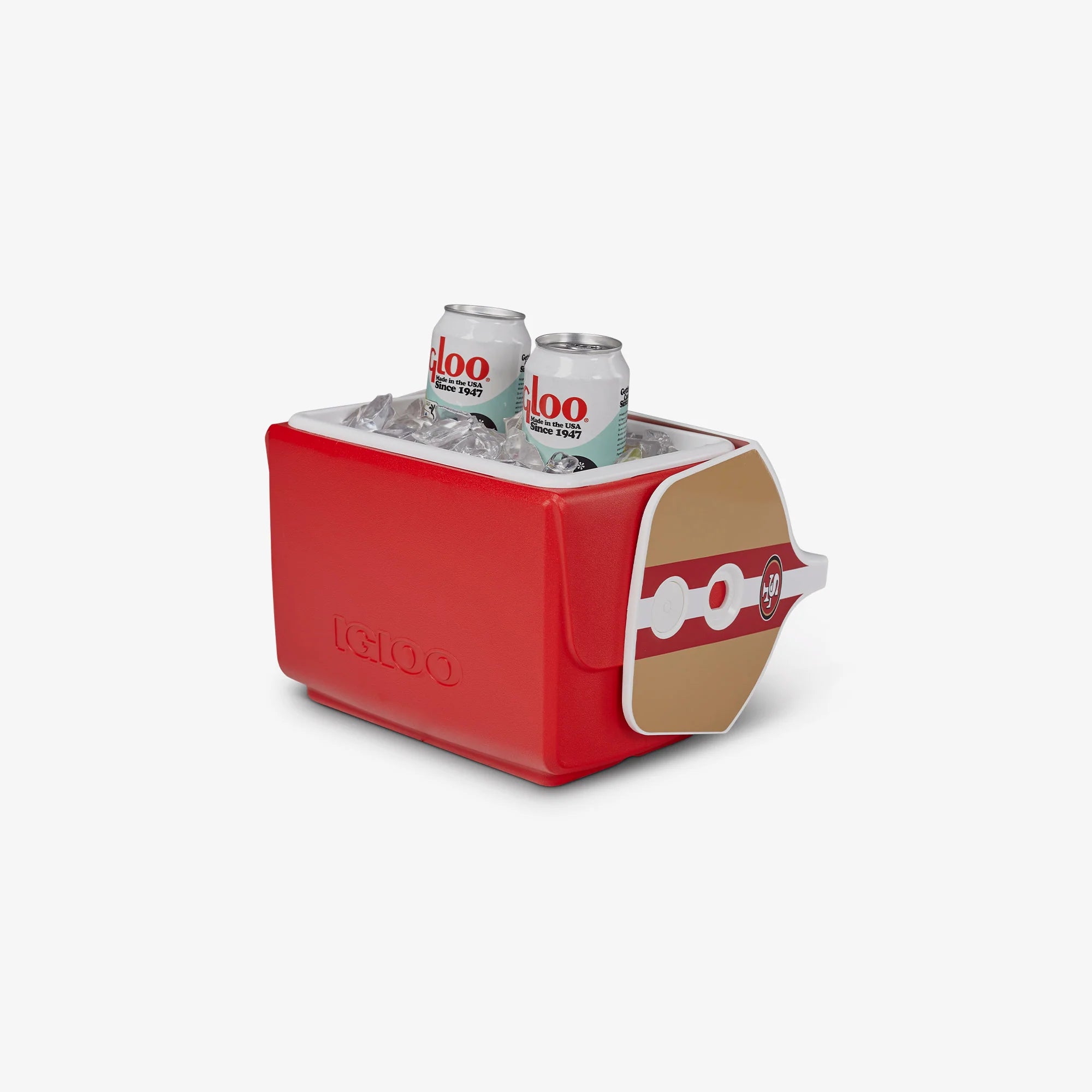 Igloo Durable San Francisco 49ers Little Playmate 7 Qt Cooler - Image 3
