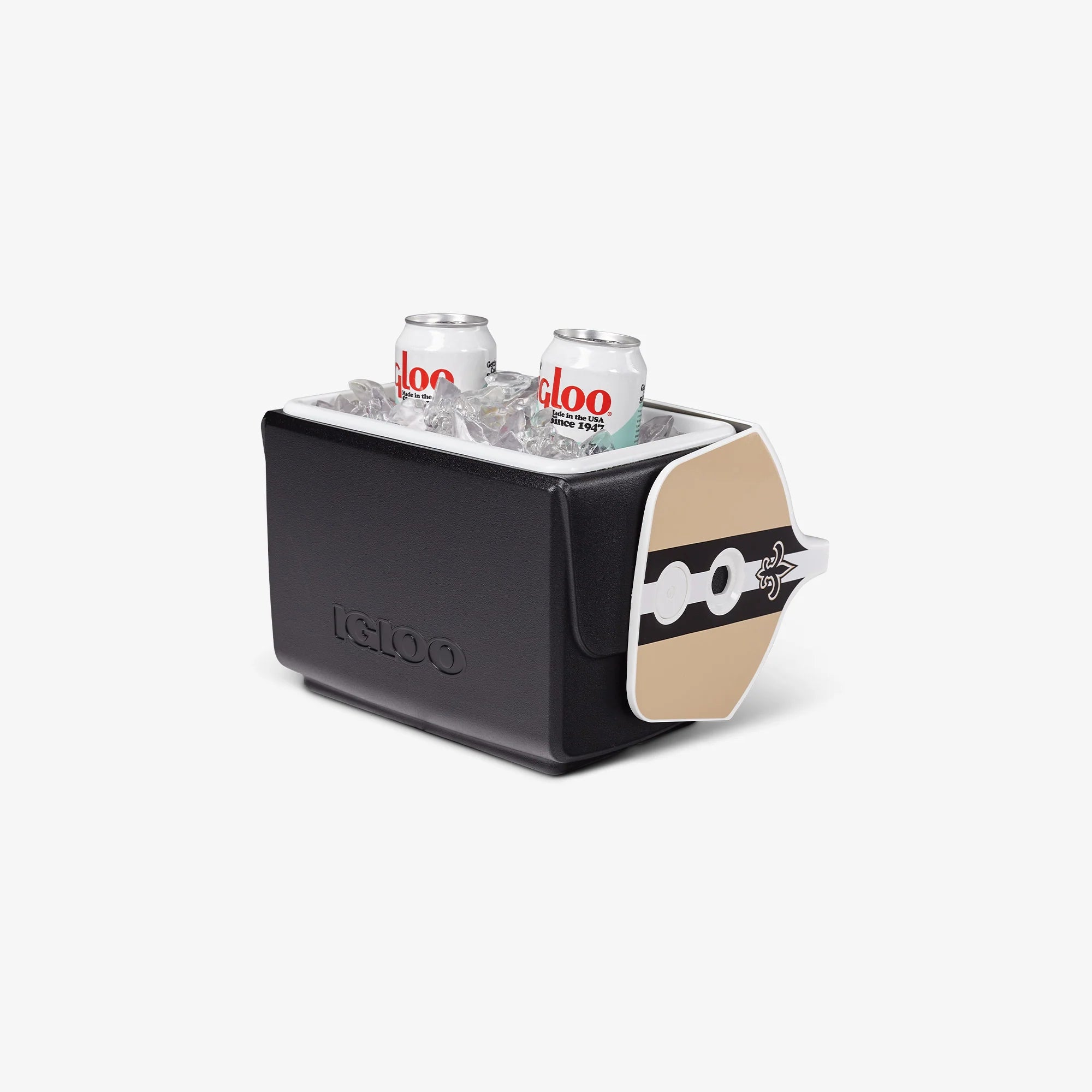 Igloo Durable New Orleans Saints Little Playmate 7 Qt Cooler - Image 3