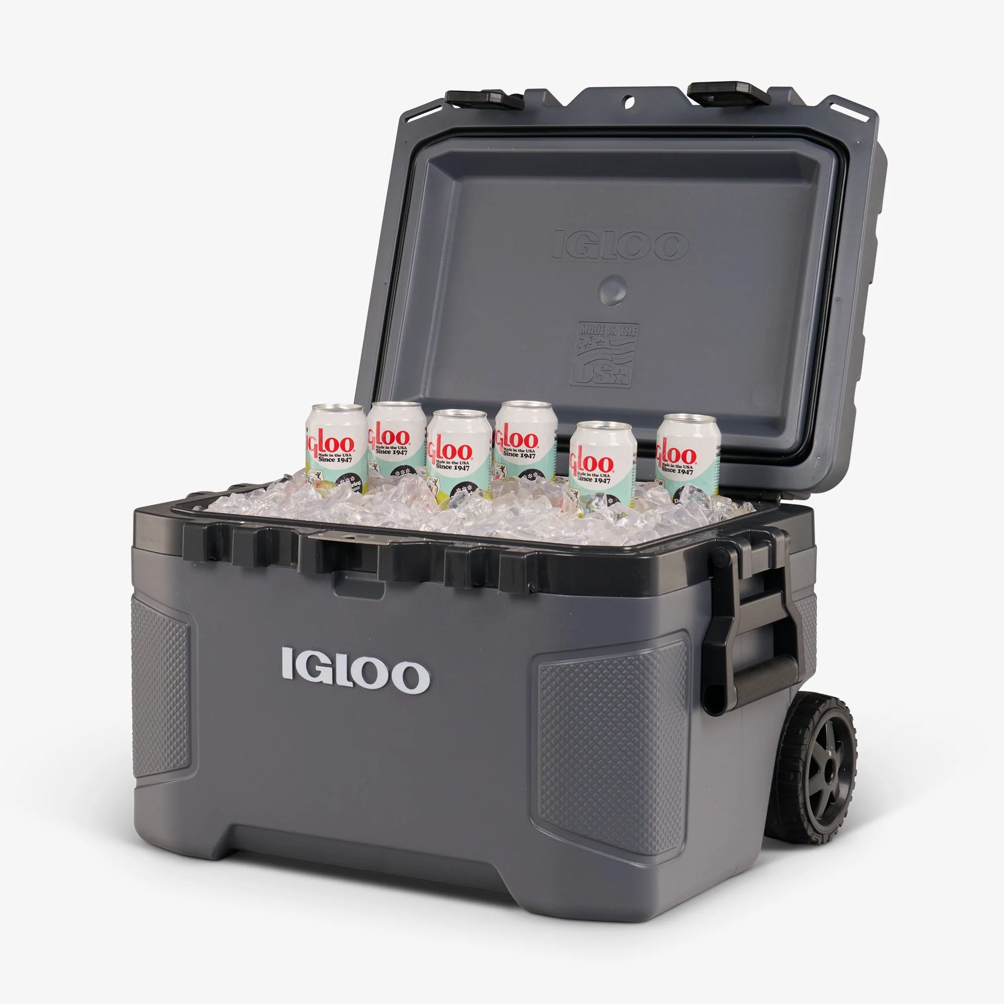 Igloo Durable Trailmate 52 Qt Roller Cooler - Image 14