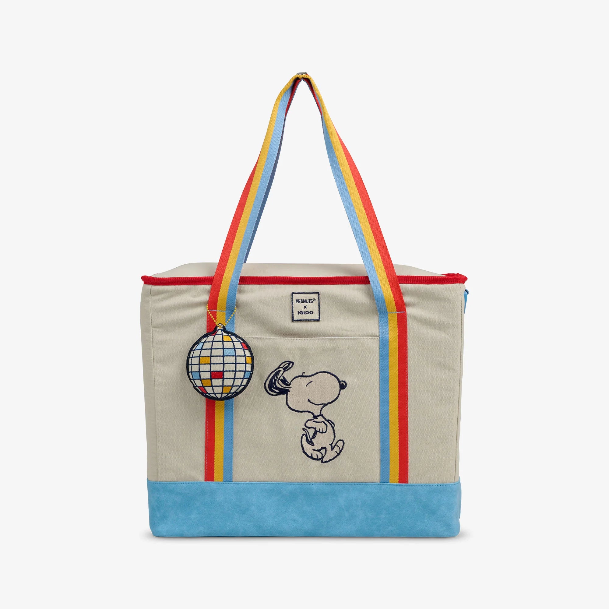 Igloo Durable Snoopy Disco Party Dual Compartment Tote Cooler Bag