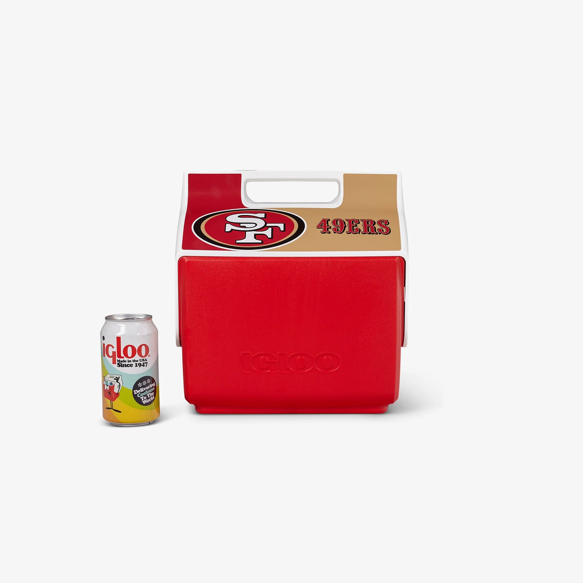 Igloo Durable San Francisco 49ers Little Playmate 7 Qt Cooler - Image 5