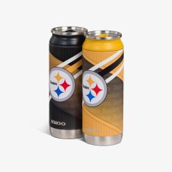 Alternative view of Igloo Durable Pittsburgh Steelers Home & Away 16 Oz Can 2-Pack