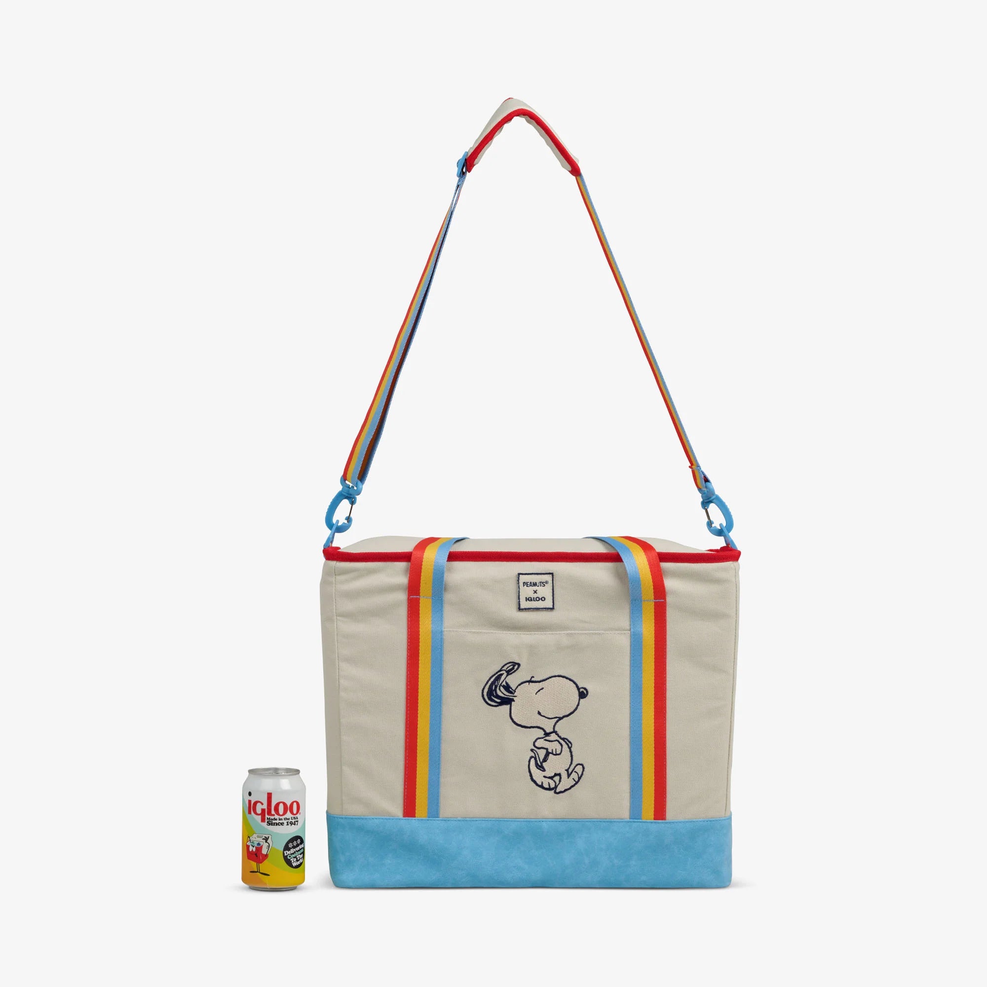 Igloo Durable Snoopy Disco Party Dual Compartment Tote Cooler Bag - Image 7