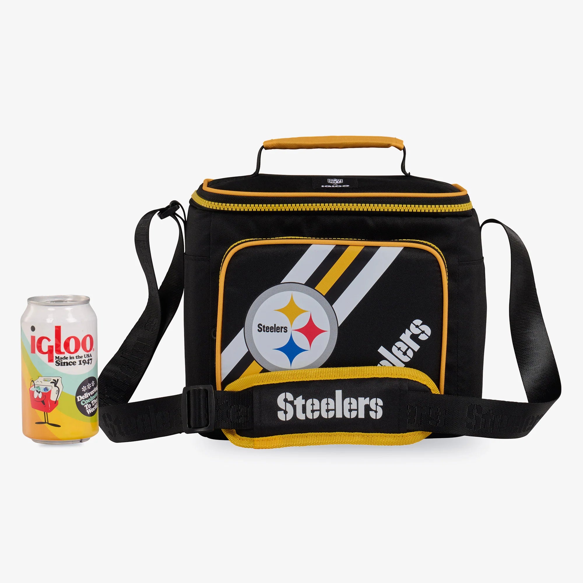 Igloo Durable Pittsburgh Steelers Square Lunch Cooler Bag - Image 5