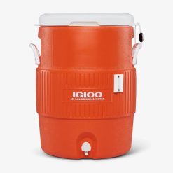 Igloo Durable 10 Gallon Seat Top Water Jug With Cup Dispenser