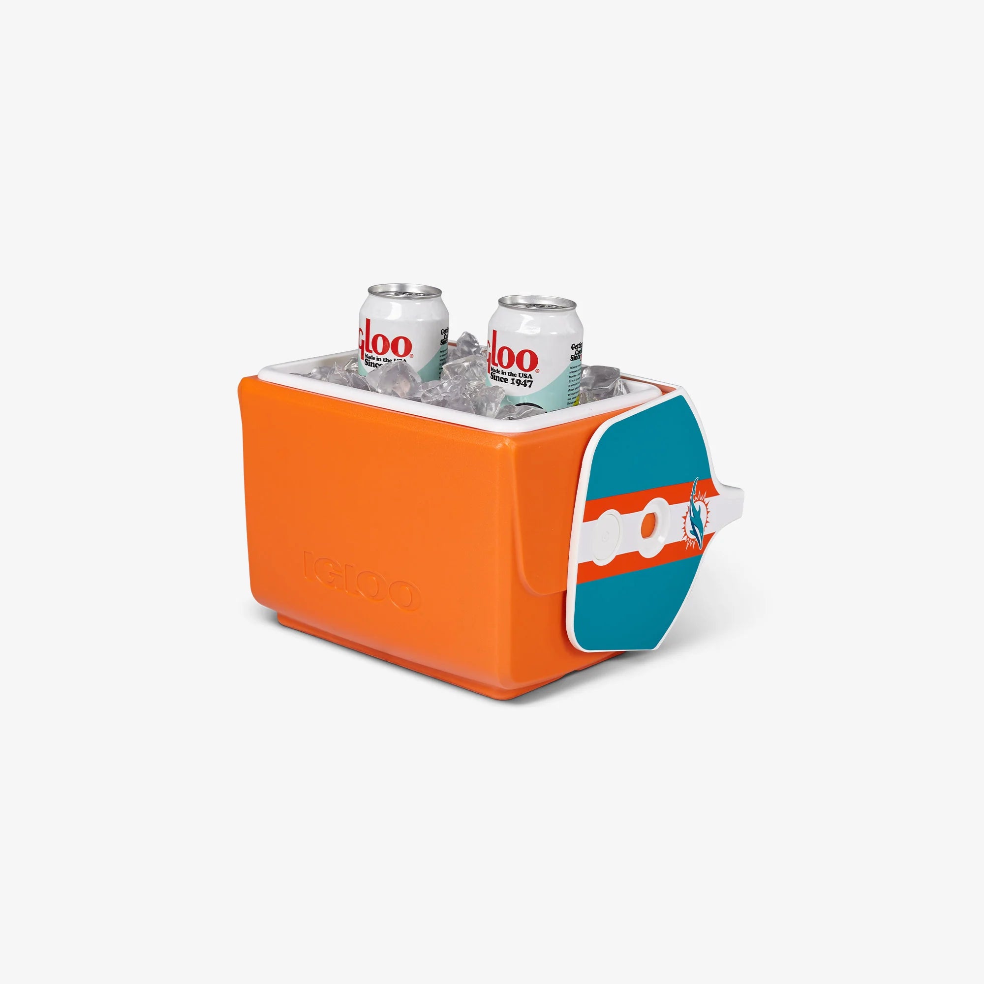 Igloo Durable Miami Dolphins Little Playmate 7 Qt Cooler - Image 3