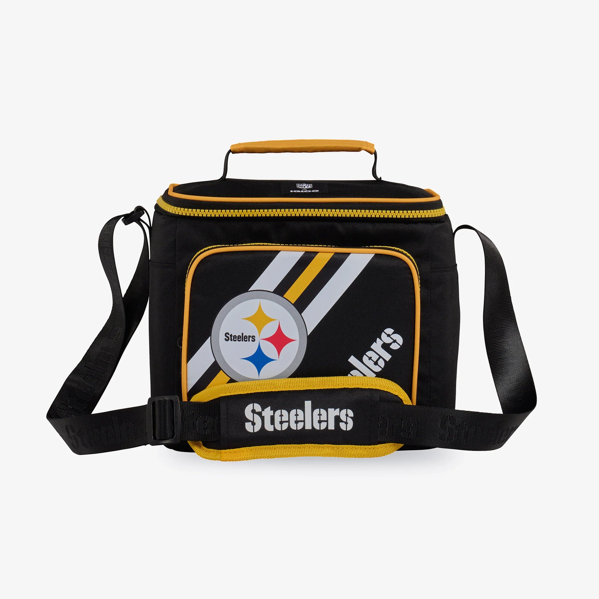 Igloo Durable Pittsburgh Steelers Square Lunch Cooler Bag