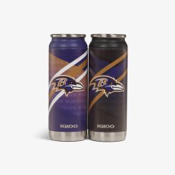 Igloo Durable Baltimore Ravens Home & Away 16 Oz Can 2-Pack