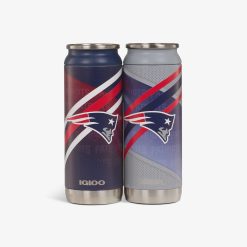 Igloo Durable New England Patriots Home & Away 16 Oz Can 2-Pack