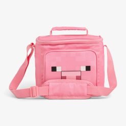 Igloo Durable Minecraft Pig Square Lunch Cooler Bag
