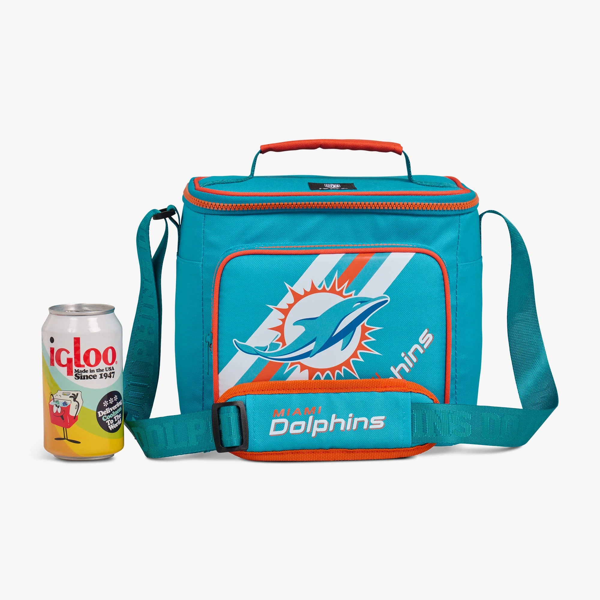 Igloo Durable Miami Dolphins Square Lunch Cooler Bag - Image 5
