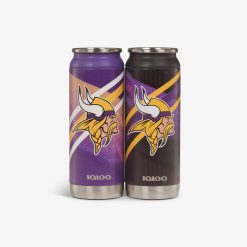 Igloo Durable Minnesota Vikings Home & Away 16 Oz Can 2-Pack