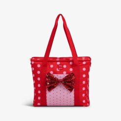 Igloo Durable Disney Minnie Mouse Polka Dots Dual Compartment Tote Cooler Bag