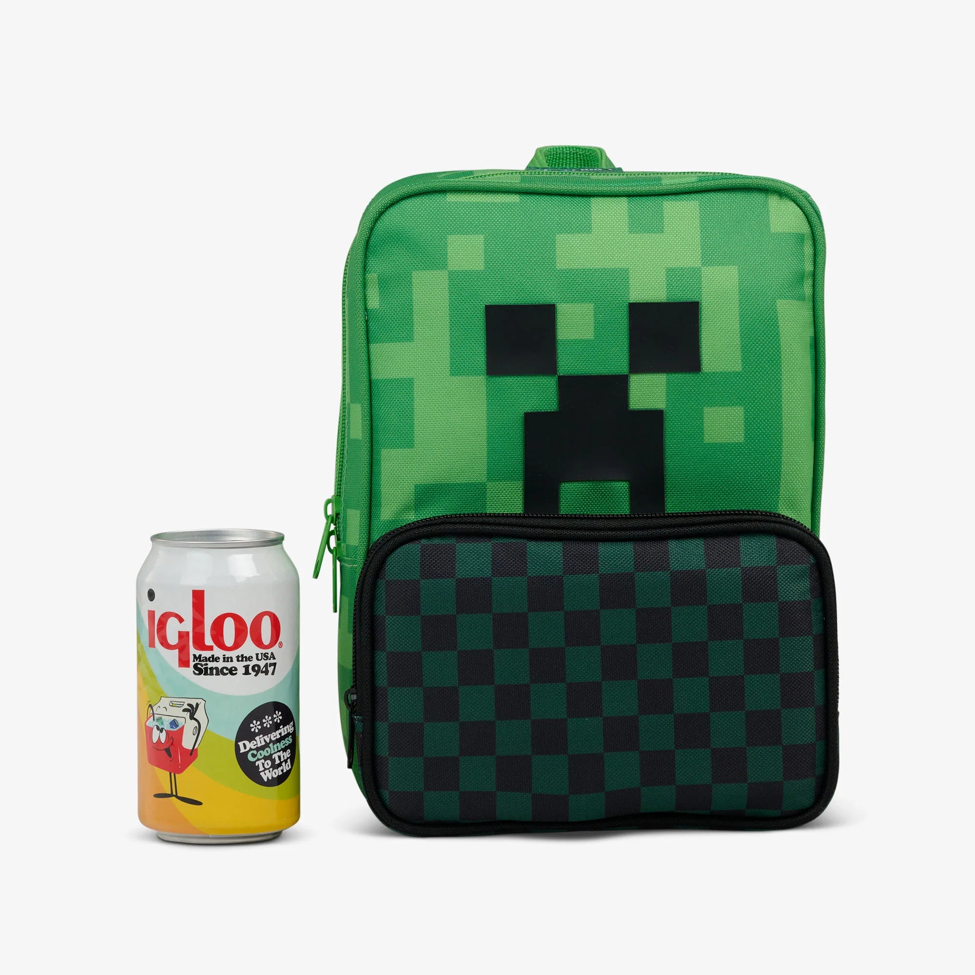 Igloo Durable Minecraft Creeper 8-Can Crossbody Cooler - Image 5