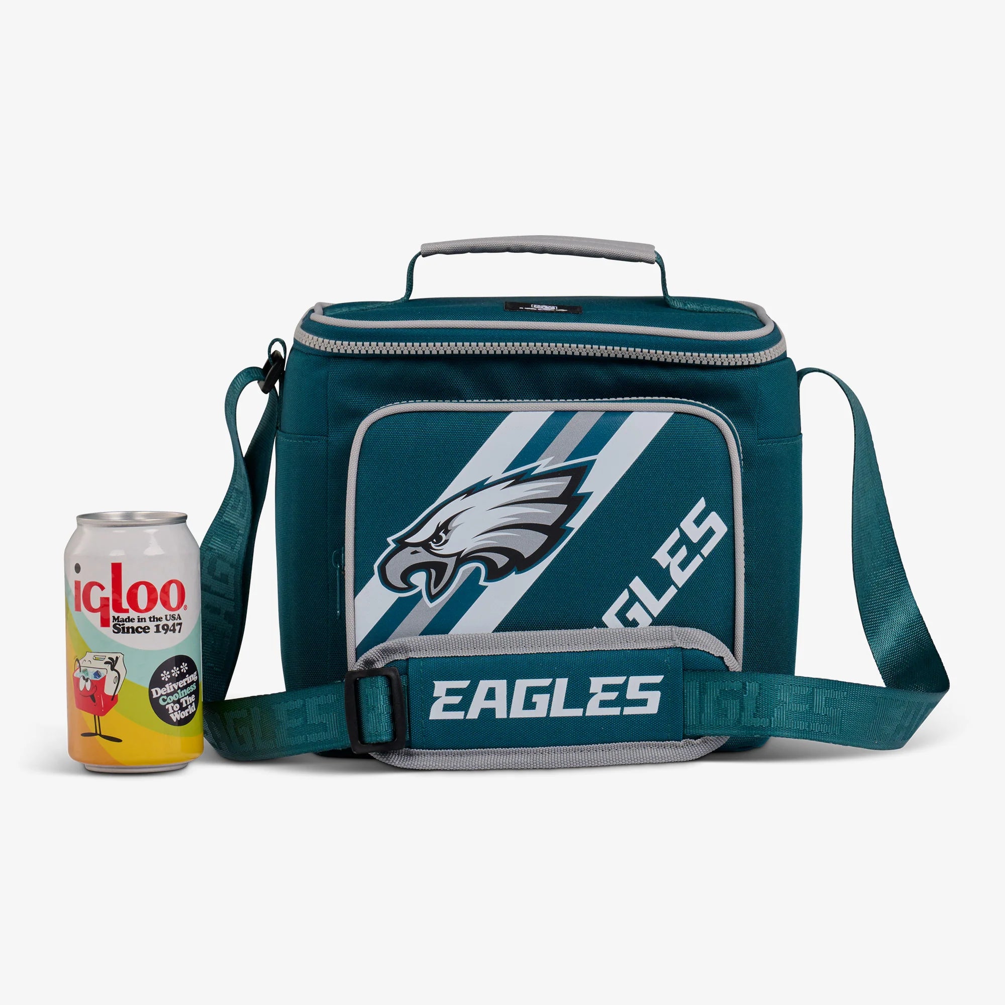 Igloo Durable Philadelphia Eagles Square Lunch Cooler Bag - Image 5