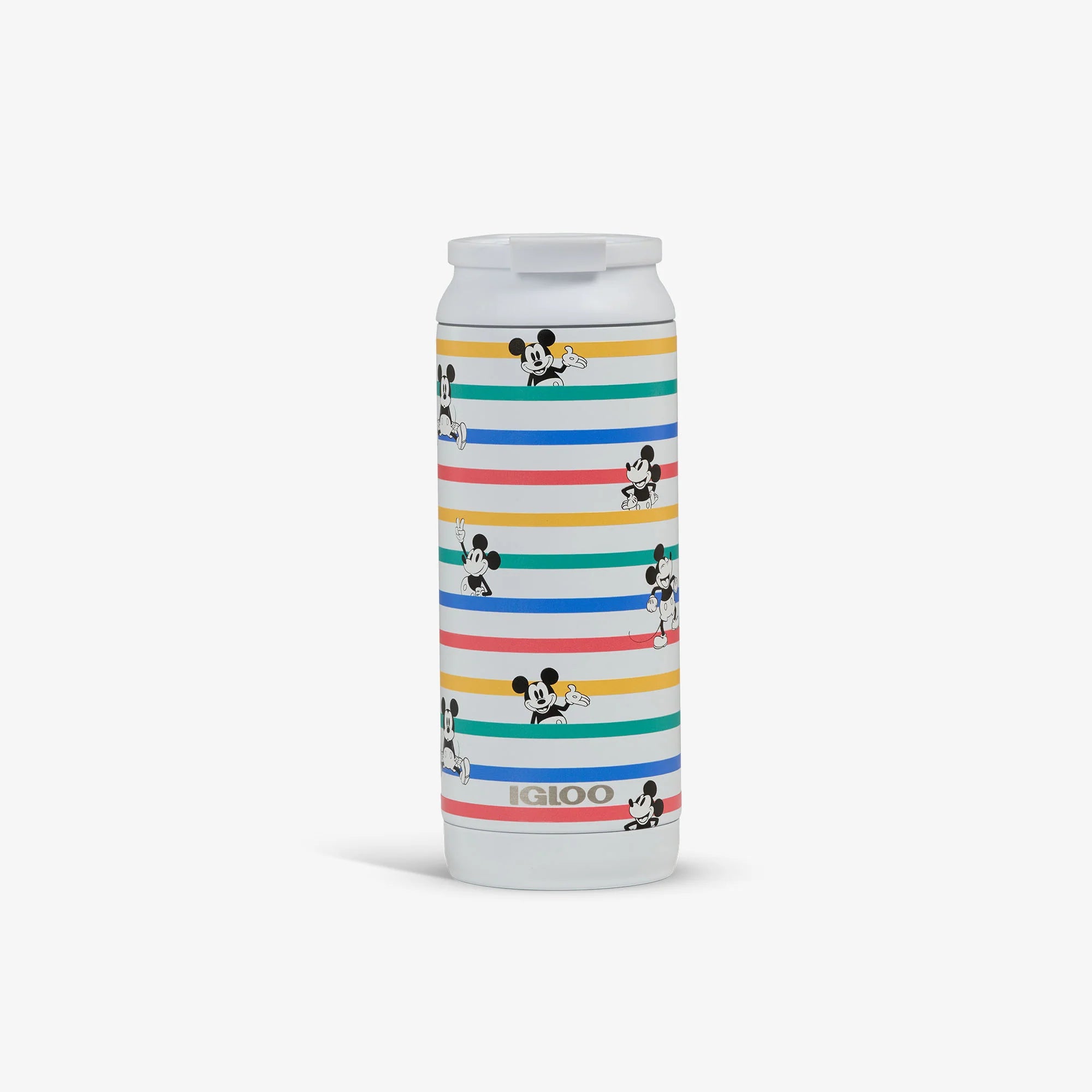 Igloo Durable Disney Mickey Mouse Stripe 16 Oz Flip n Sip Tumbler