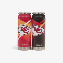 Igloo Durable Kansas City Chiefs Home & Away 16 Oz Can 2-Pack